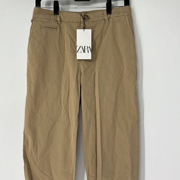 Zara NWT women’s cuffed pants size 4 - Picture 2 of 9